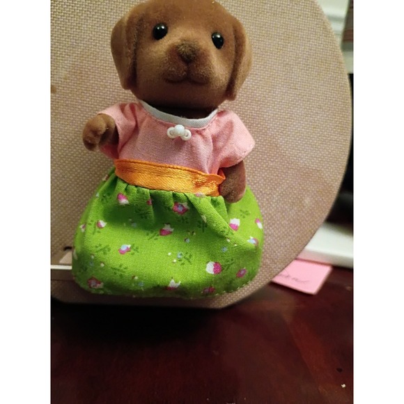 calico critters Other - Good Used Condition Calico Critters Sylvanian Families Chocolate Labrador Mom
